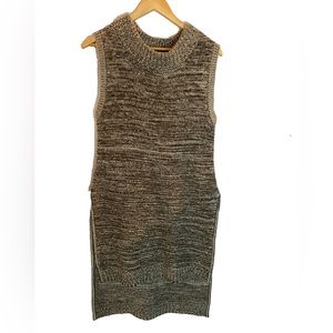 California Moonrise- long sweater brown/grey. Size medium